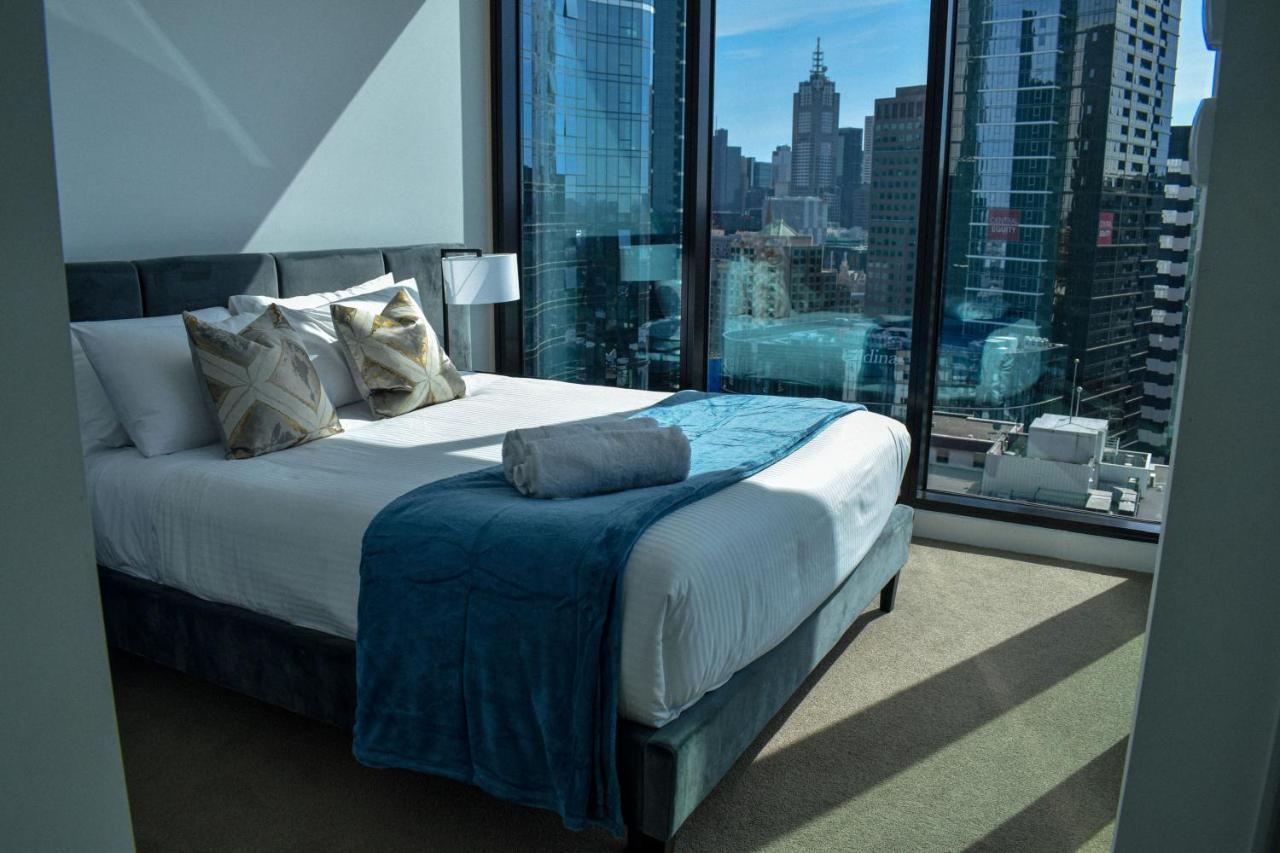 Deluxe 3 Bedroom Apartment In Southbank Melbourne Eksteriør bilde
